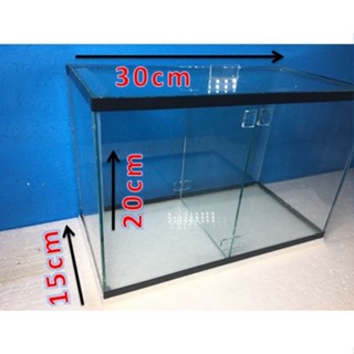 Aquário com divisoria 9 litros para peixe betta com divisoria removível vidro 3mm 30x15x20 Aquário ideal para seu pet