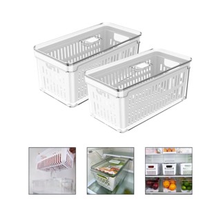 Kit Organizador Cesto de Geladeira Cozinha Multiuso 5 Litros