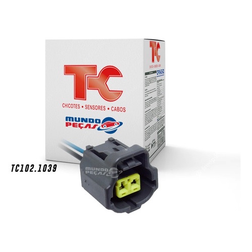 Chicote Sensor Temperatura Água Ford Vw 2 Vias Tc 102.1039