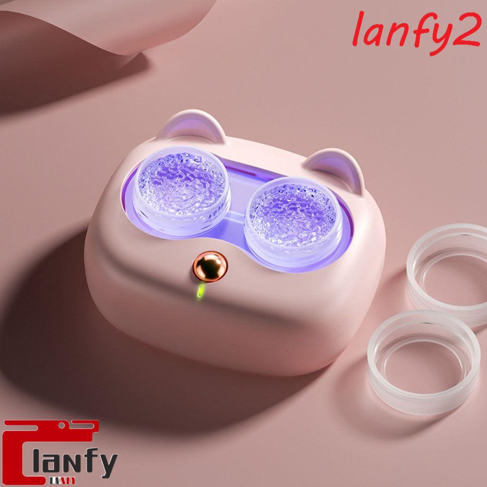 LANFY Contact Estojo De Limpeza De Lentes , | Lavador Rápido De Contato Elétrico , Ferramentas Portáteis Óculos Com Vibração De Cor Fresca Manual De Esticamento Homens E Mulheres
