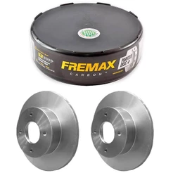 Par Disco Freio Gol G1 84 A 93 Dianteiro Sólido Fremax
