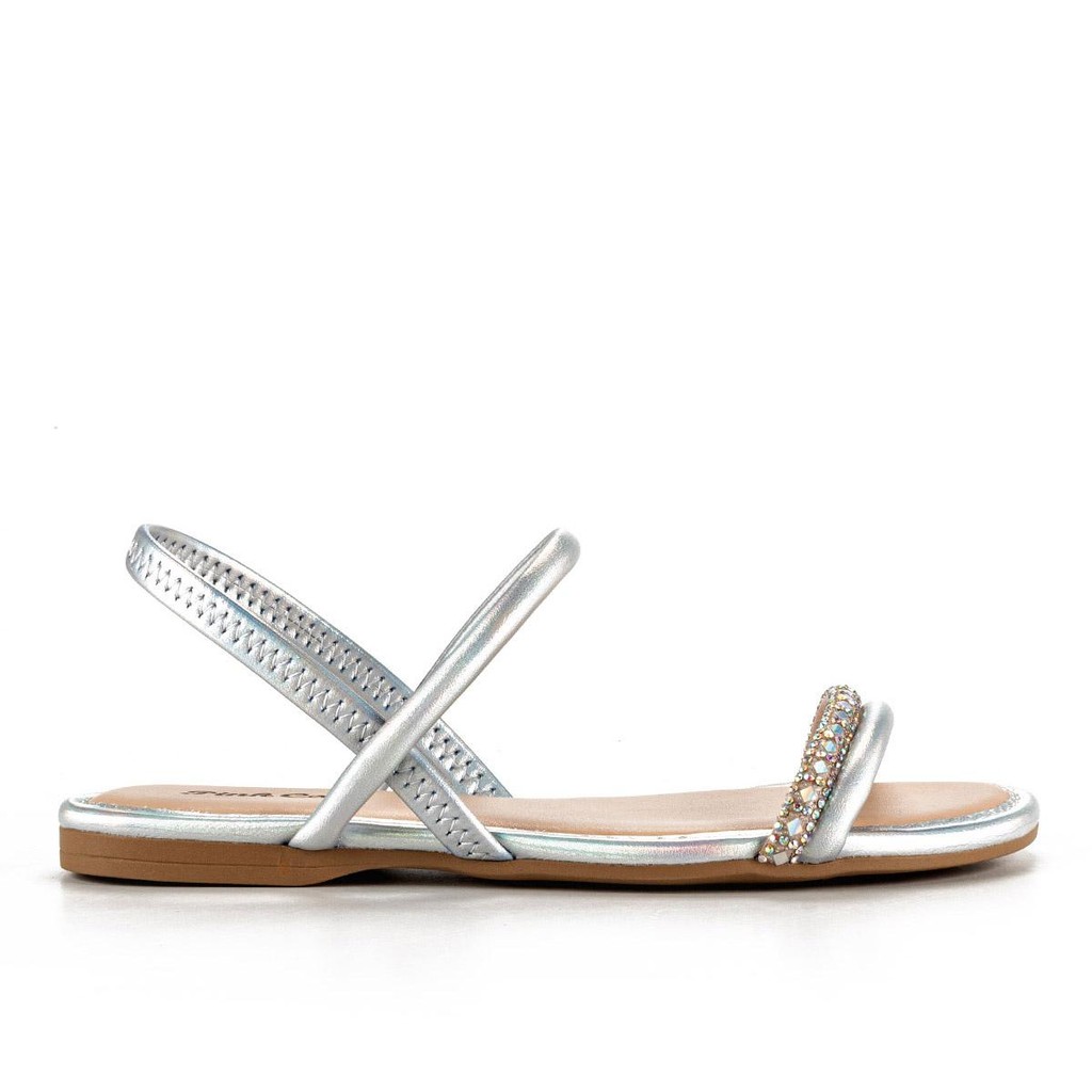 Sandália Pink Cats Infantil Rasteira Metalizada em Oferta na Shopee