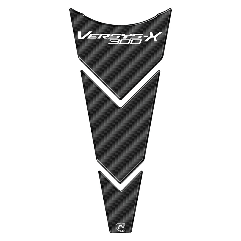 Adesivo Resinado Protetor Tanque Moto Kawasaki Versys CARBONO