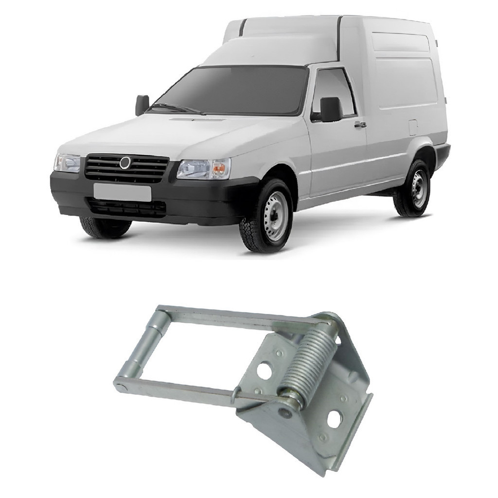 LIMITADOR PORTA BAU FIORINO 1985 A 2004 COM MOLA ESQUERDO