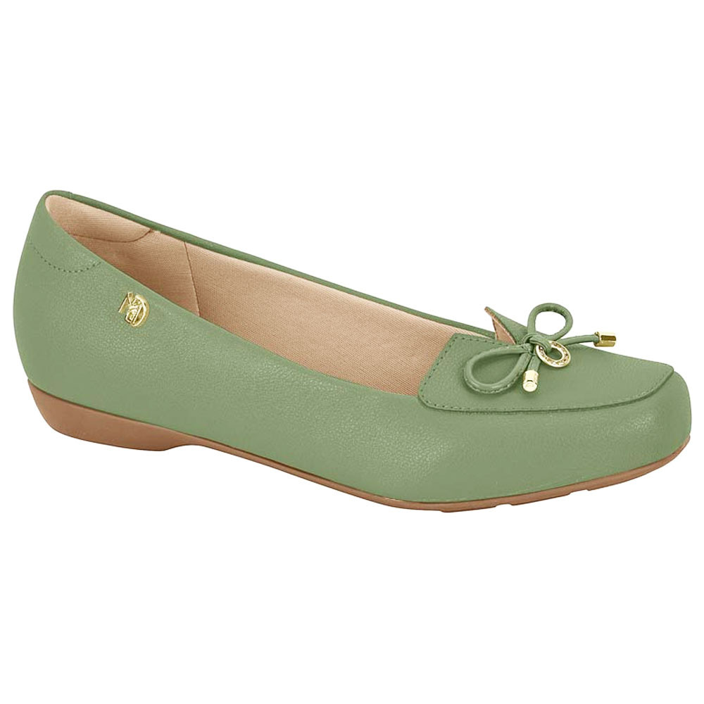 Mocassim Feminino Ultra Conforto Verde Sálvia Modare 7016.461
