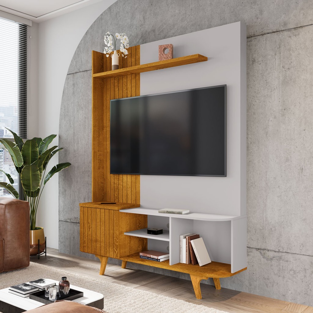 Estante para TV até 55 Polegadas Corumbau 1 Porta - Home & Living
