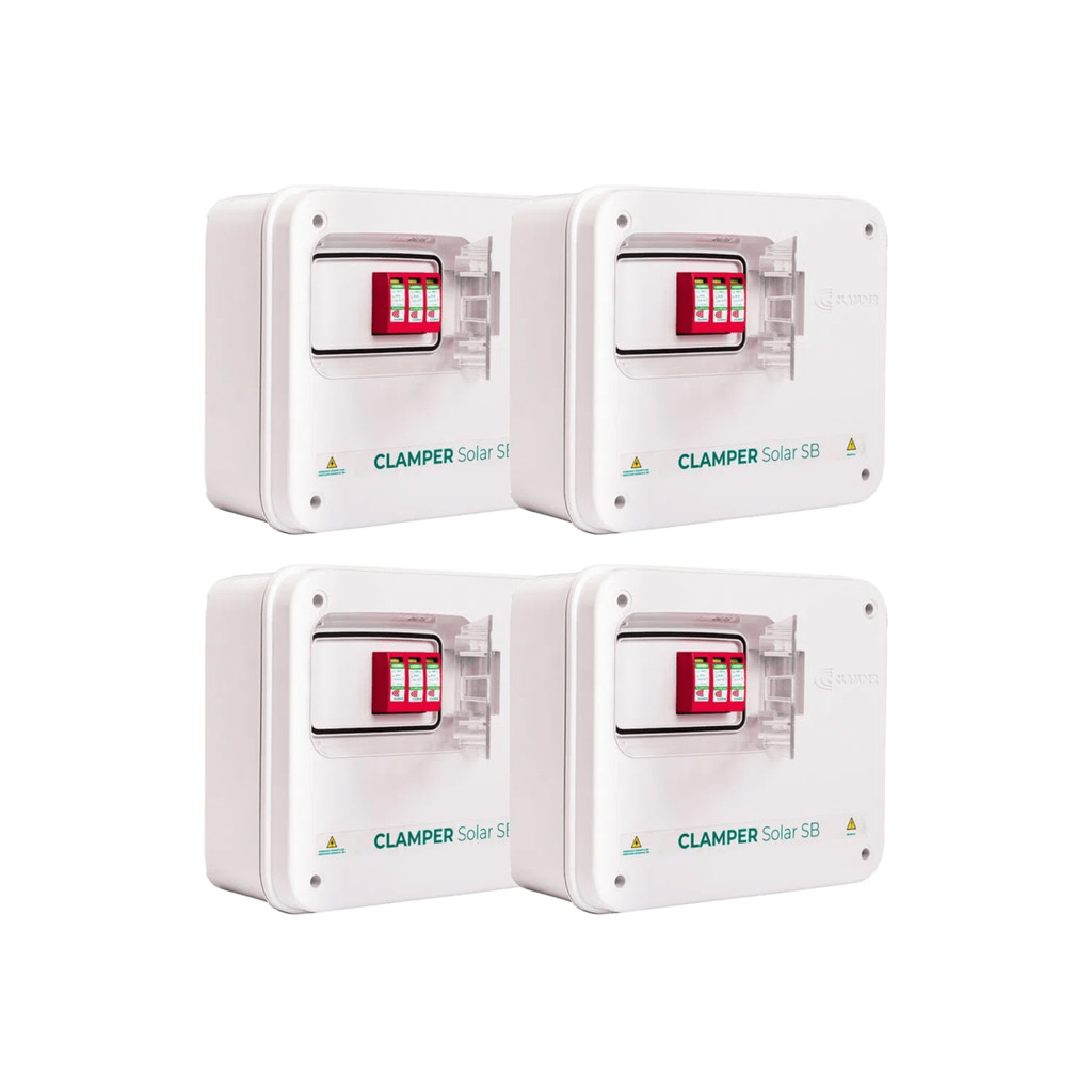 Kit com 4 String Box Solar 2E/1S 1040V 20A 1 Chave