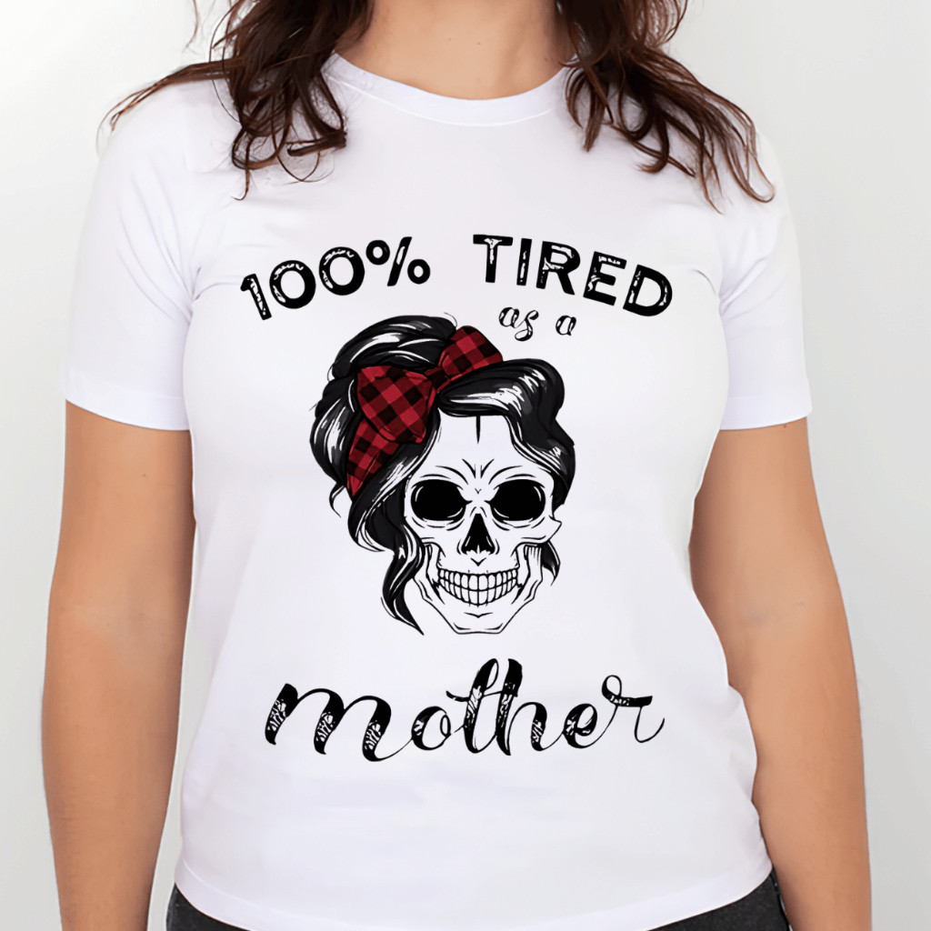 Camiseta Mother Caveira - Mother 100% tired