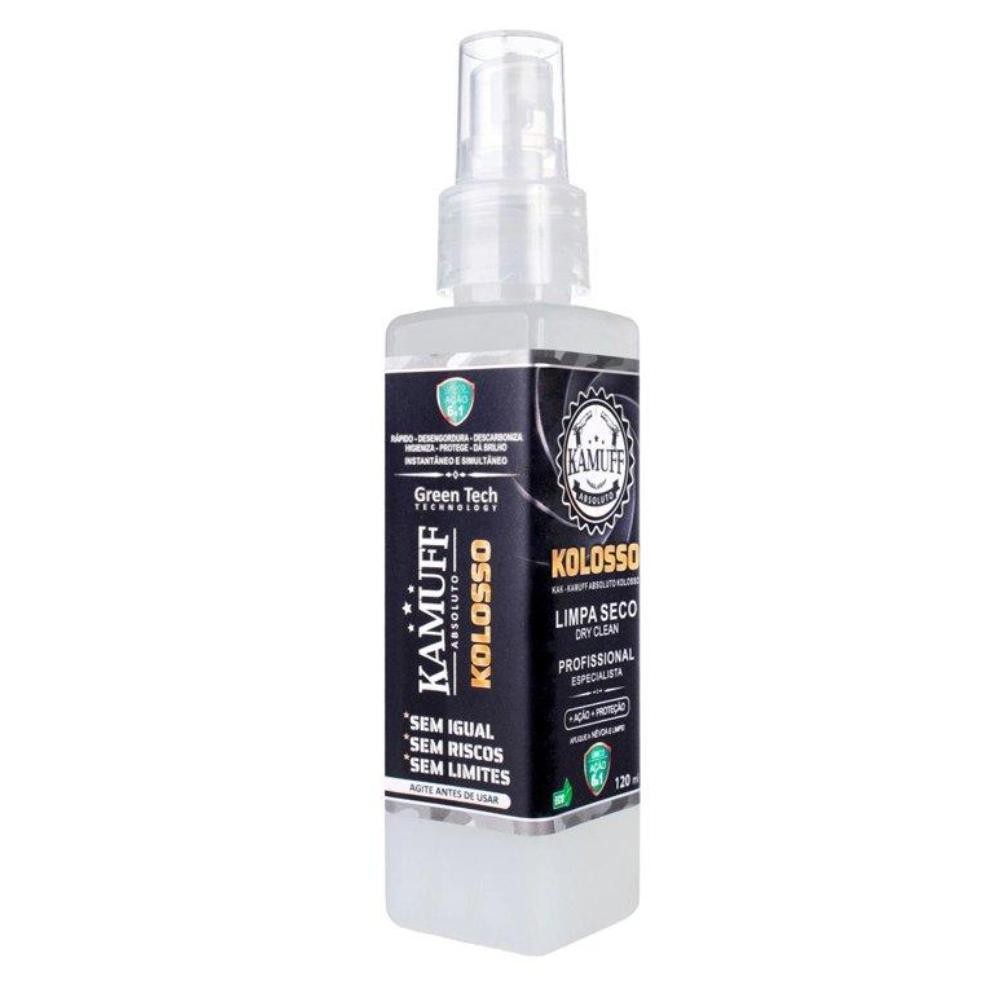 Kamuff Absoluto Kolosso Limpador Armas A Seco Atóxico 120ml em Oferta na Shopee