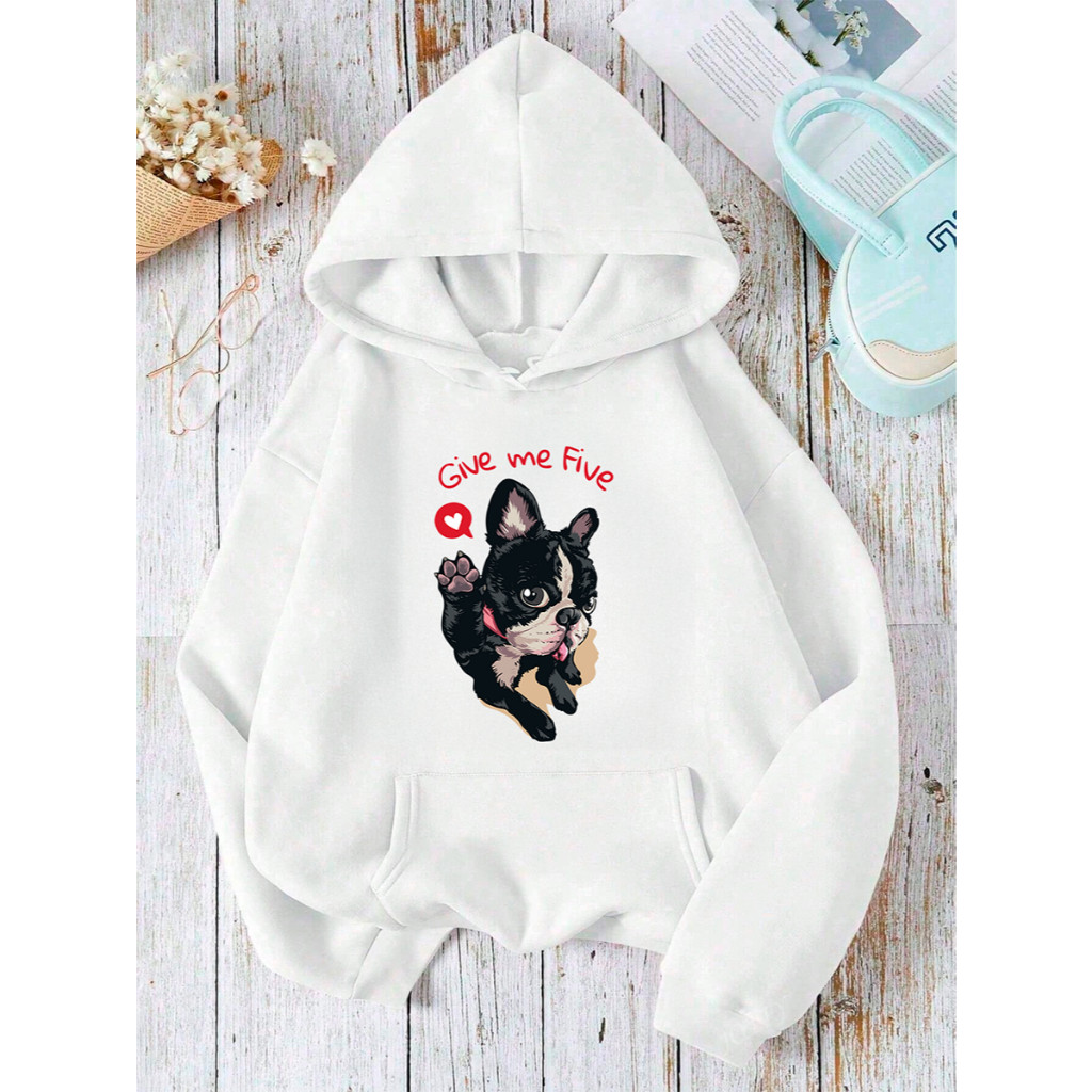 Moletom Canguru Com Capuz Cachorro Pug Jaqueta Flanelada - Super Macia e Confortável