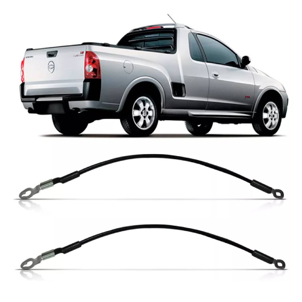 Par Cabo Aco Montana 2009 2010 2011 2013 2014 Tampa Traseira em Oferta na Shopee