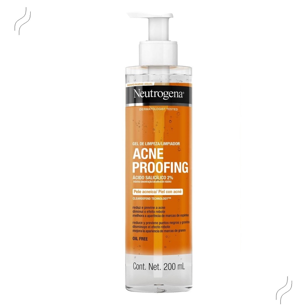 Sabonete Facial Acne Proofing Neutrogena Pele Oleosa 200ml Anti Acne