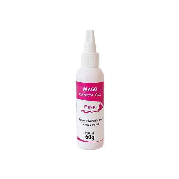 Caneta Gel Rosa Pink - 60g - 1 unidade - Mago - Rizzo - Food & Beverages