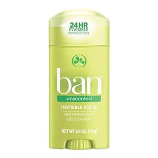 Desodorante Sólido Ban Unscented Sem Perfume Stick Antitranspirante 73g