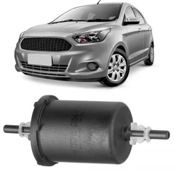 Filtro Combustível Ford Ka 1.5 2015 A 2019 Flex Tecfil
