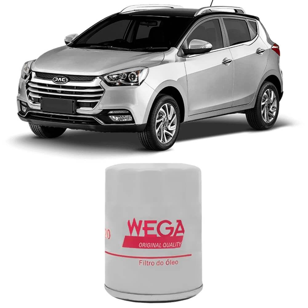 Filtro Óleo Jac T40 1.5 2018 Wega