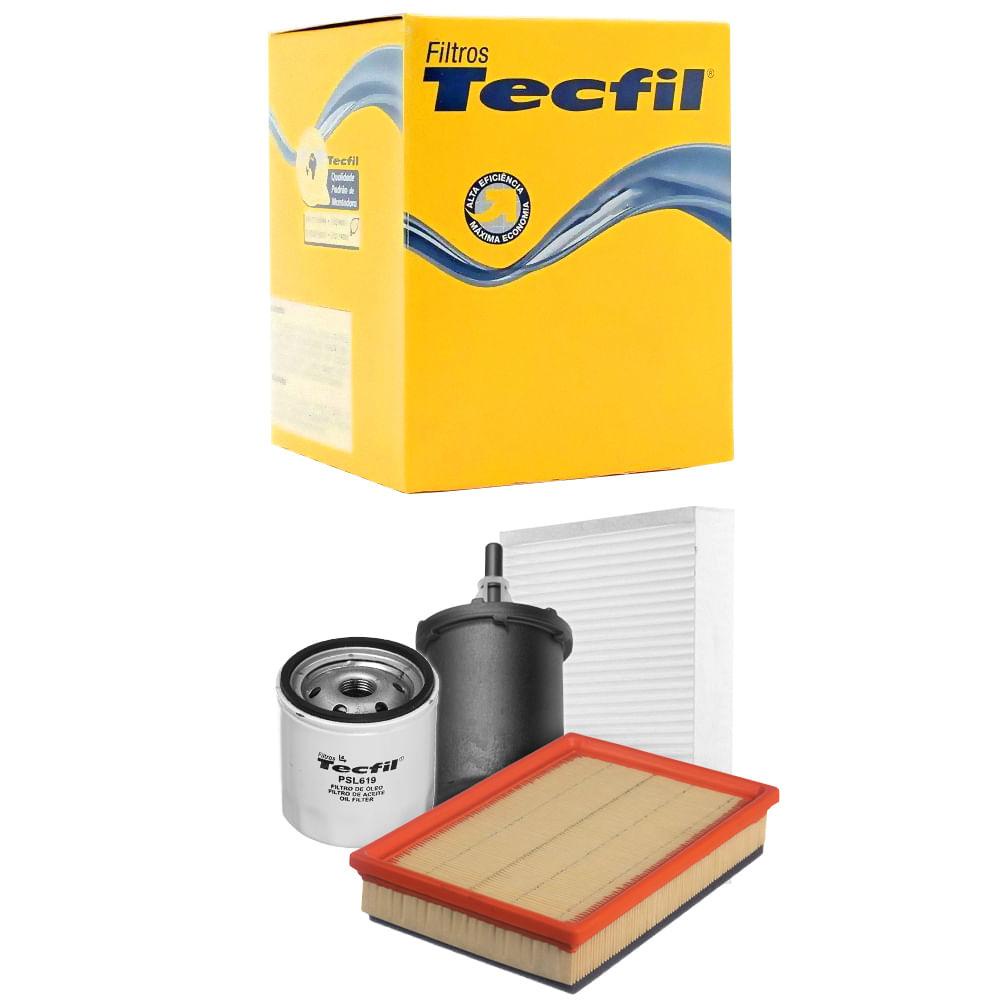 Kit Troca De Filtros Prisma 1.0 1.4 Flex 2013 A 2019 Tecfil em Oferta na Shopee