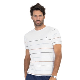 Camiseta Masculina Em Meia Malha Diametro Branco