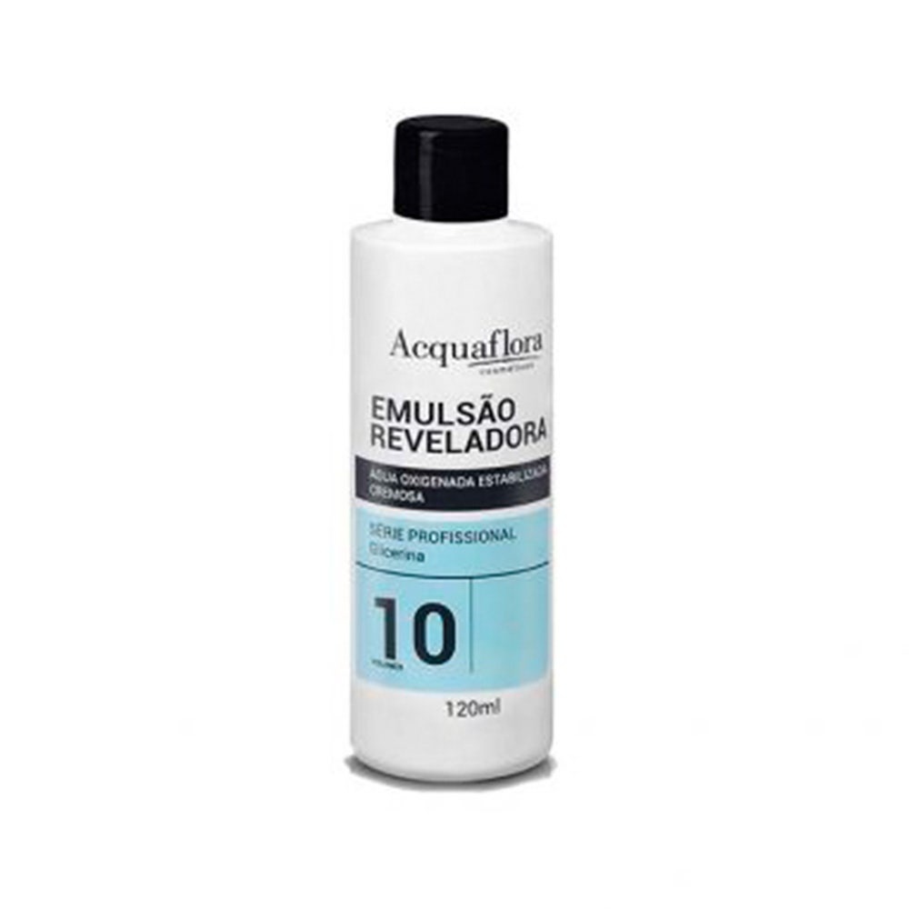 Água Oxigenada Acquaflora 10 Volumes 120ml em Oferta na Shopee