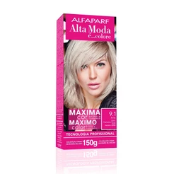 Tintura Alta Moda 9.1 Louro Clarissimo Cinza