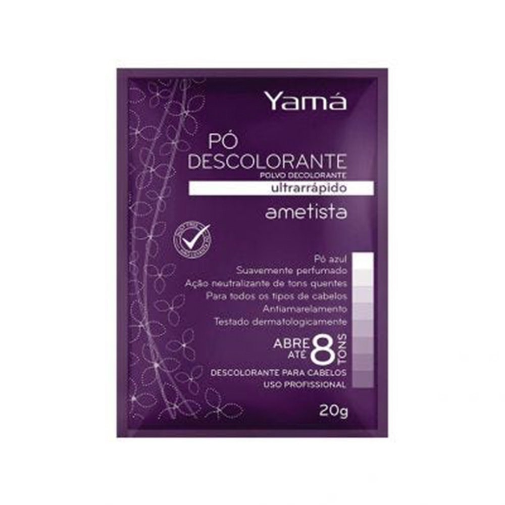 Pó Descolorante Yamá Ametista 20g em Oferta na Shopee