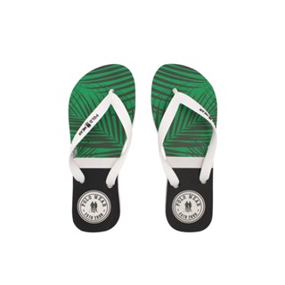 Chinelo Masculino Estampa Tropical Polo Wear Verde Claro