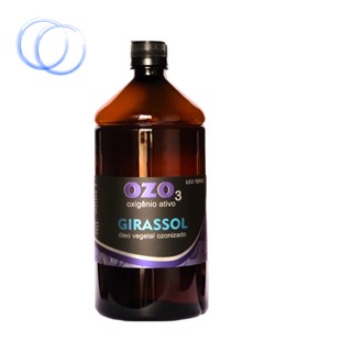 Óleo De Girassol Ozonizado Ozo3 Concentrado 1l Com Ozônio