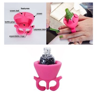Porta Esmalte Dappen Suporte de Silicone Manicure Unhas