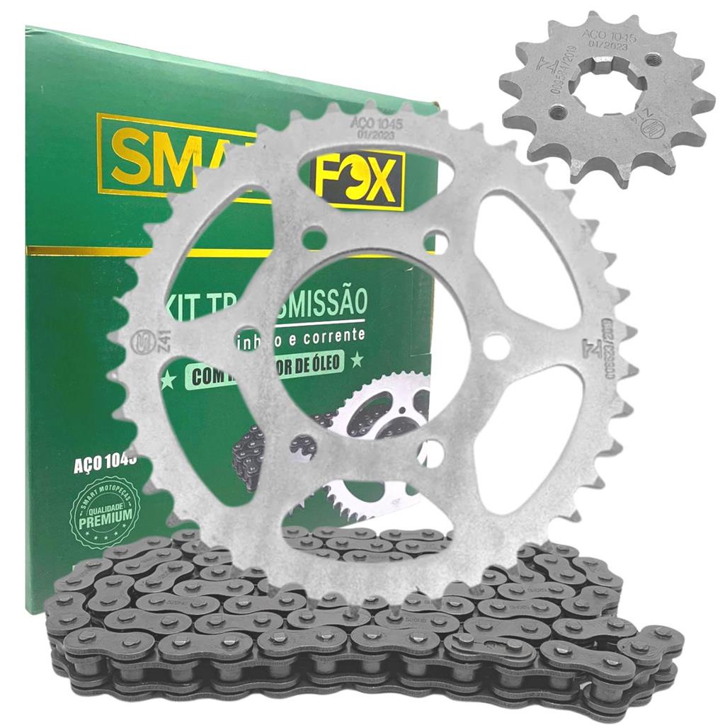 Kit Relacao Transmissao SMART FOX  XTZ Crosser 150 Com Retentor PROMOCAO