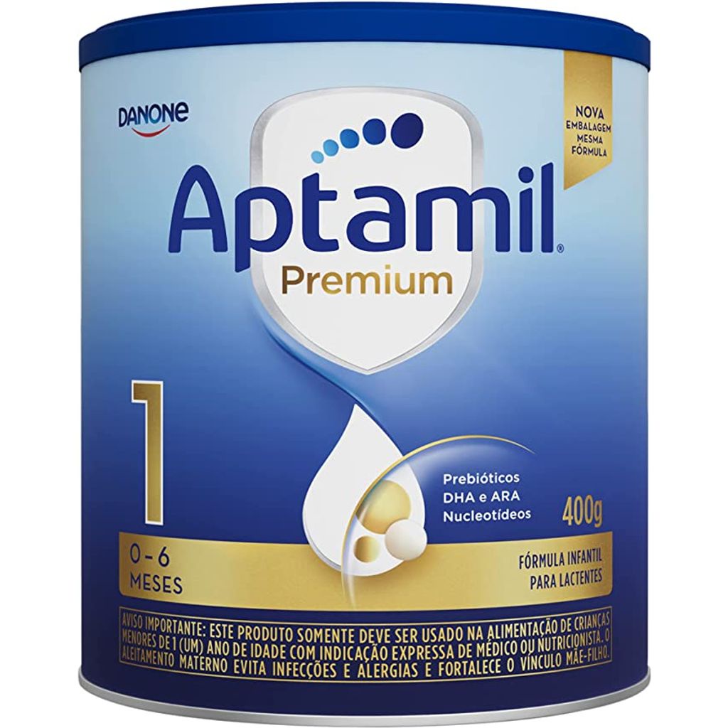 Fórmula Infantil  Aptamil Premium 1  0 a 6 Meses com 400g