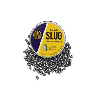 Chumbinho Slug 5,5mm 250un 25 grains alto poder parada Rossi