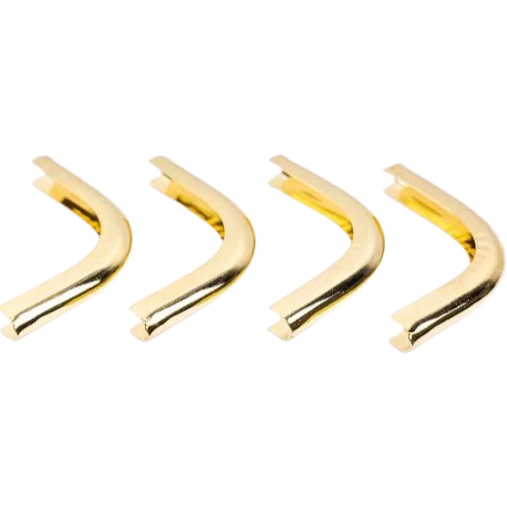 Cantoneira 1 cm Redonda Dourado - 50 Unidades em Oferta na Shopee