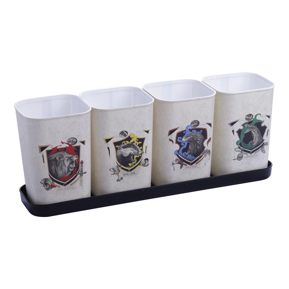 Porta Caneta Lápis com Bandeja Harry Potter Plasútil - Home & Living
