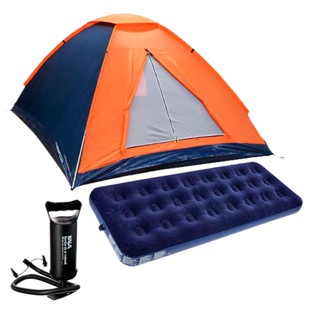 Barraca de Camping Panda NTK 3 pessoas Coluna d