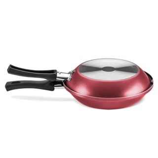 Panela Omeleteira Antiaderente 1,3 Litros 22 Cm Cereja MTA - 8983 em Oferta na Shopee