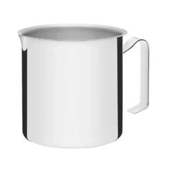 Fervedor 1,4L Tramontina Allegra em Aço Inox 12cm Caneco Leiteira Cozinha Design Clean Alto Brilho