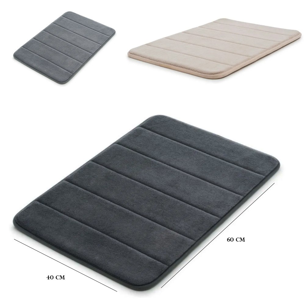 Tapete Para Banheiro Super Soft Antiderrapante Absorvente Casa Quarto Macio Decoração 40 X 60 CM