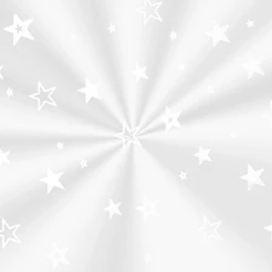 Saco Decorado Estrela Branca - 11x19,5cm - 100 unidades - Cromus - Rizzo Embalagens