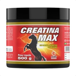 Creatina Max Calbos Suplemento para Cavalos Atletas - 500g em Oferta na Shopee