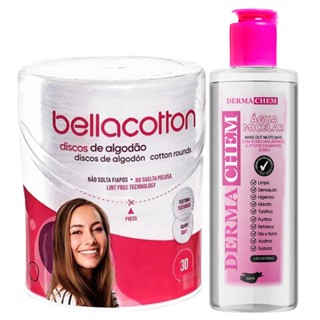 Água Micelar 10 em 1 e Disco de Algodão Pote com 30