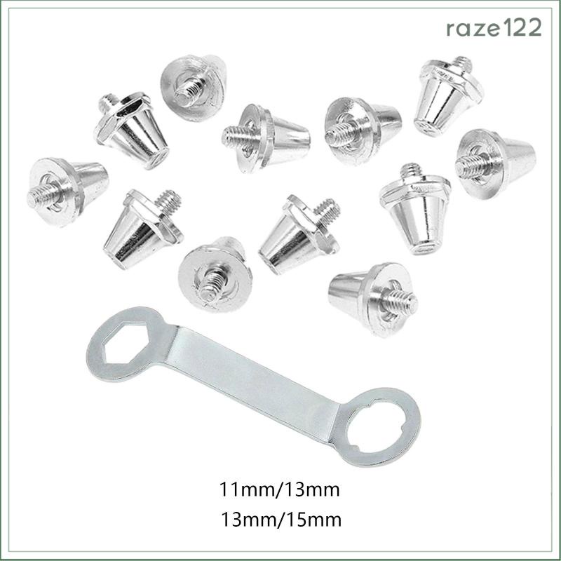 [Raze122] 12Pcs Espigões De Bota De Futebol , Pinos M5 Firmes Roscados Para Competição