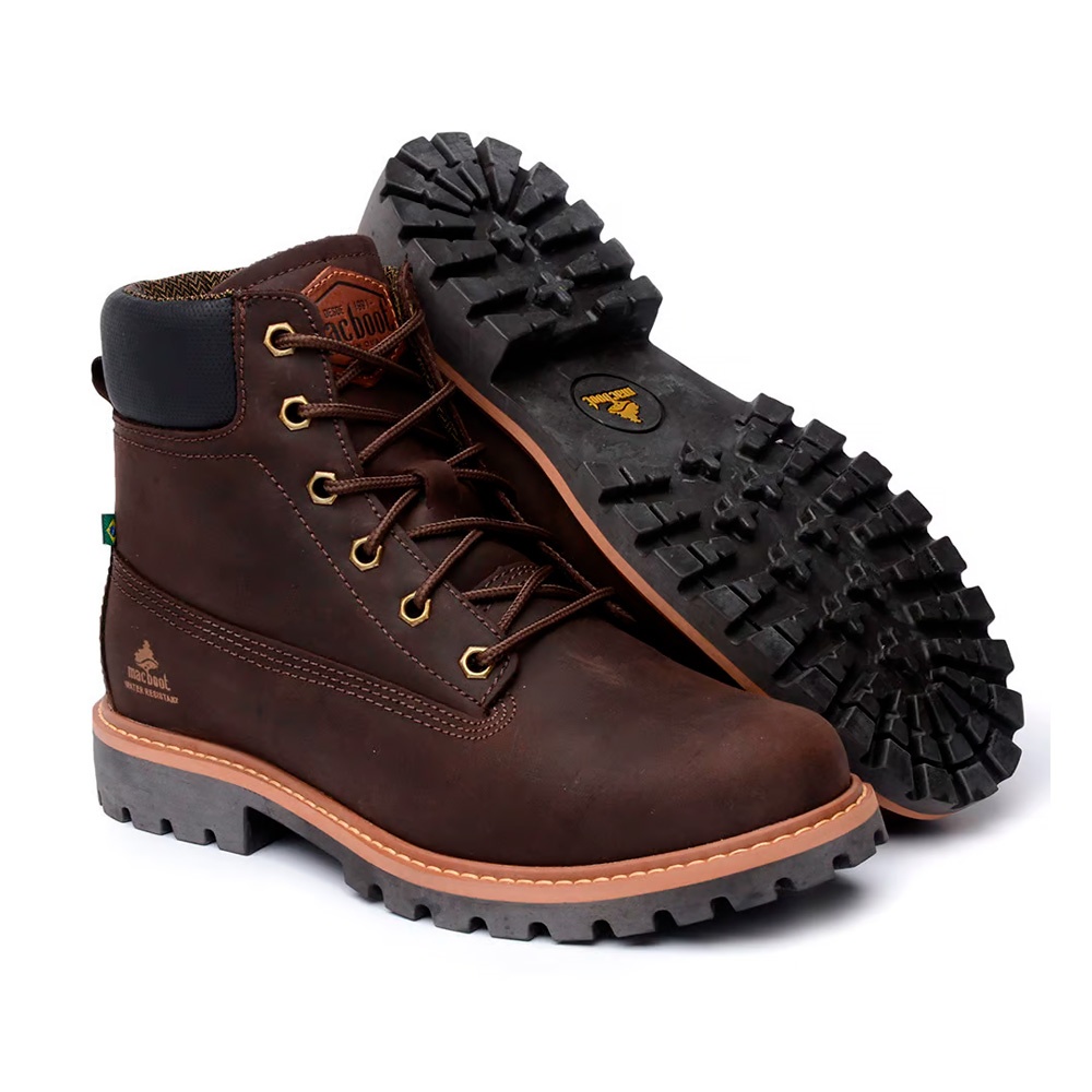 Bota Militar Coturno Roraima 10 Café - Macboot — imagem 2 de 2