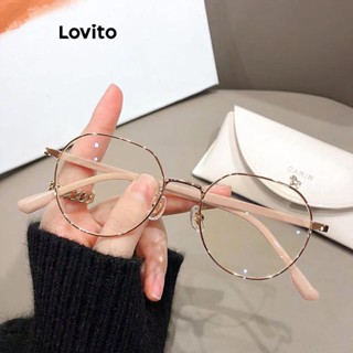Lovito Óculos Versáteis Simples para Mulheres LFA03232 (Verde Claro/Rosa/Misty Rose/Preto)