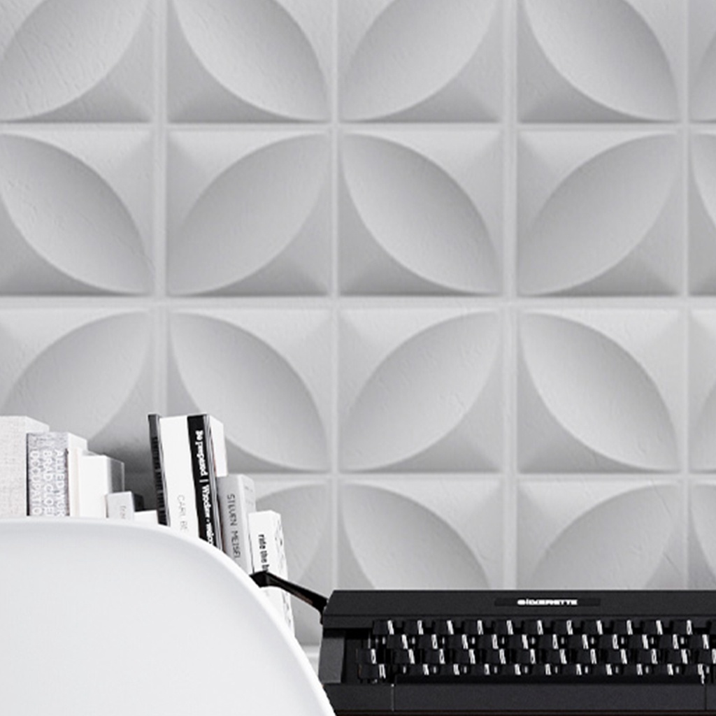 10 Placas PVC 3d Revestimento de Parede Decorativa Petalas Alto relevo Quarto Sala 25cm x 25cm em Oferta na Shopee