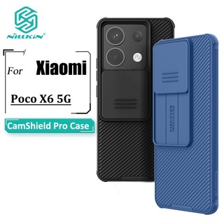 Capa Nillkin CamShield Pro Para Câmera Poco X6 5G Proteção Deslizante De Luxo TPU + PC Traseira À Prova De Choque em Oferta na Shopee