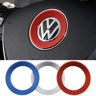 Para Volkswagen Gol Saveiro Voyage VW Fox Amarok Polo Jetta Virtus Up T-Cross Golf Tiguan Carro Volante Central Emblema Decoração Anel Capa Adesivo
