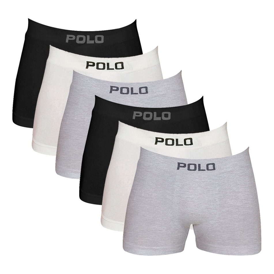 6 Cuecas Boxer Algodão Box Masculina Cotton 781 Full - V1 em Oferta na Shopee