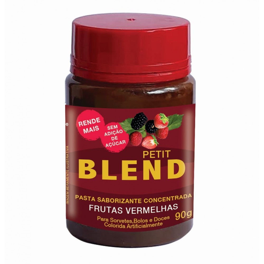Pasta Saborizante Frutas Vermelhas Blend 90g