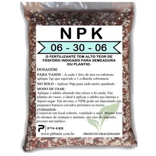 1kg Adubo Fertilizante NPK 06.30.06 - Plantio e Semeadura em Oferta na Shopee