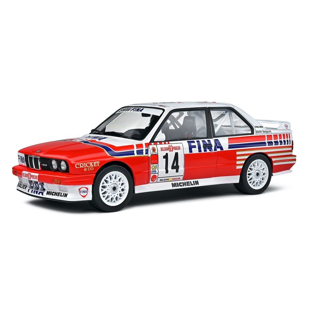 Miniatura Carro BMW E30 M3 FINA (1993) - 1:18 - Solido